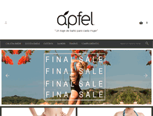 Tablet Screenshot of apfel.cl